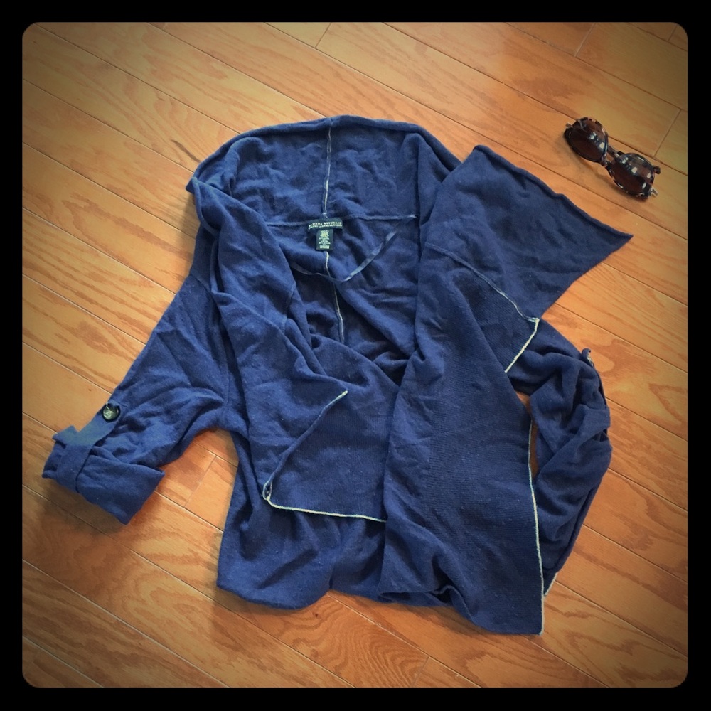 Banana Republic cashmere blend; waterfall sweater